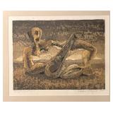 LL - Ralph Peplow 'Driftwood' - Silk Screen in Colors Print Limited Edition 5/40