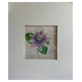 Julio de Diego - Passion Flower (Graphite, Ink & Watercolor on Paper) c. 1970