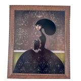 Nicholas Harper - Greta Original Acrylic Painting on Board / 'Greta' by Nicholas Harper