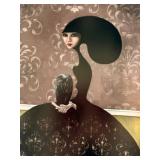 Nicholas Harper - Greta Original Acrylic Painting on Board / 'Greta' by Nicholas Harper