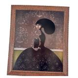 Nicholas Harper - Greta Original Acrylic Painting on Board / 'Greta' by Nicholas Harper