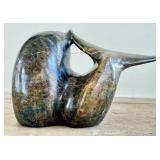 CB - Kelly Etidlouie Cape Dorset Inuit Stone Carving - Abstract Figure