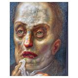 Chris Mars Pea Soup - Oil on Panel