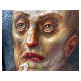 Chris Mars Pea Soup - Oil on Panel