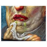 Chris Mars Pea Soup - Oil on Panel