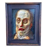 Chris Mars Pea Soup - Oil on Panel