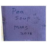 Chris Mars Pea Soup - Oil on Panel