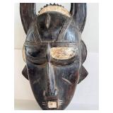 Carved Wooden Traditional African Jimini / Djimini Wooden Mask