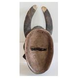 Carved Wooden Traditional African Jimini / Djimini Wooden Mask