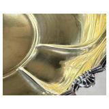 Vintage British Sterling Silver Bowl With Gold Wash Interior