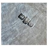 Vintage British Sterling Silver Bowl With Gold Wash Interior