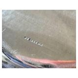 Vintage British Sterling Silver Bowl With Gold Wash Interior