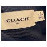 Coach 1941 Embellished Leather Vest - Size 6, Made in Italy - Studs, Feathers, Bottle Caps