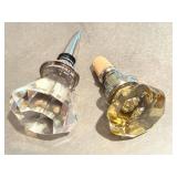 Decorative Bottle Stoppers (Lot of 2)