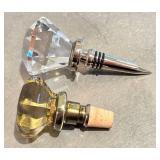 Decorative Bottle Stoppers (Lot of 2)