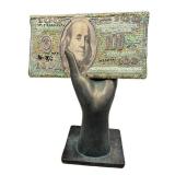 K7 - Anya Hindmarch - Sequin 100 Dollar Bill Clutch - Made in England