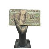 K7 - Anya Hindmarch - Sequin 100 Dollar Bill Clutch - Made in England