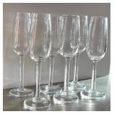 CD - Simon Pierce Champagne Glasses - (Lot of 8)