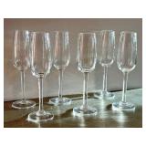 CD - Simon Pierce Champagne Glasses - (Lot of 8)