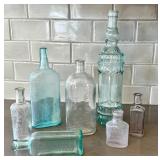 K1 - Assorted Vintage and Antique Glass Bottles (Lot of 7)
