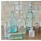 K1 - Assorted Vintage and Antique Glass Bottles (Lot of 7)