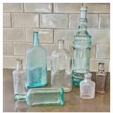 K1 - Assorted Vintage and Antique Glass Bottles (Lot of 7)