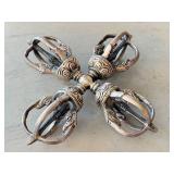 K - Ornate Doubl Vajra / Crossed Dorje