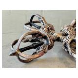 K - Ornate Doubl Vajra / Crossed Dorje