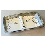 K6 - Ceramic Two-Chamber Tray - Artisan Crafted