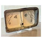 K6 - Ceramic Two-Chamber Tray - Artisan Crafted