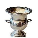 Vintage Sterling Silver Toothpick Holder - Monogram LG, Goblet-Style with Dual Handles