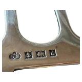 K - Vintage Sterling Silver Toast Rack - English Sheffield