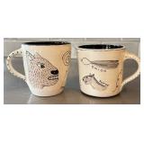 K2 - Amy Sabrina Mugs - Handcrafted Ceramic Pair