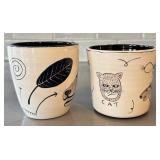 K2 - Amy Sabrina Mugs - Handcrafted Ceramic Pair