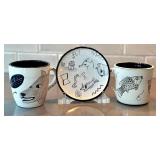 K2 - Amy Sabrina Mugs - Handcrafted Ceramic Pair