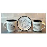 K2 - Amy Sabrina Mugs - Handcrafted Ceramic Pair