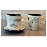 K2 - Amy Sabrina Mugs - Handcrafted Ceramic Pair