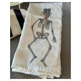 K - John Derian Skeleton Plate, Striped Tray , Skeleton Towels and More