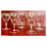 CD - Val Saint Lambert Goblets - Belgian Crystal, Unmarked