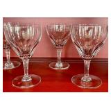 CD - Val Saint Lambert Goblets - Belgian Crystal, Unmarked
