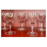 CD - Val Saint Lambert Goblets - Belgian Crystal, Unmarked