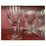 CD - Val Saint Lambert Goblets - Belgian Crystal, Unmarked