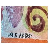 K2 - Amy Sabrina 1998 Mug & Plate Set - Hand-Painted Ceramic