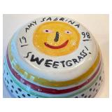 K2 - Amy Sabrina 1998 Mug & Plate Set - Hand-Painted Ceramic