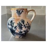 K - Poppy Creamer - Vintage Porcelain Blue & White Floral