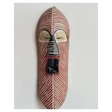 Wooden Carved Tribal Mask Wall Hanging