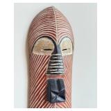 Wooden Carved Tribal Mask Wall Hanging