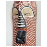 Wooden Carved Tribal Mask Wall Hanging