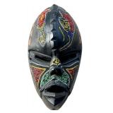 Vintage Beaded Wooden Mask