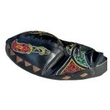 Vintage Beaded Wooden Mask